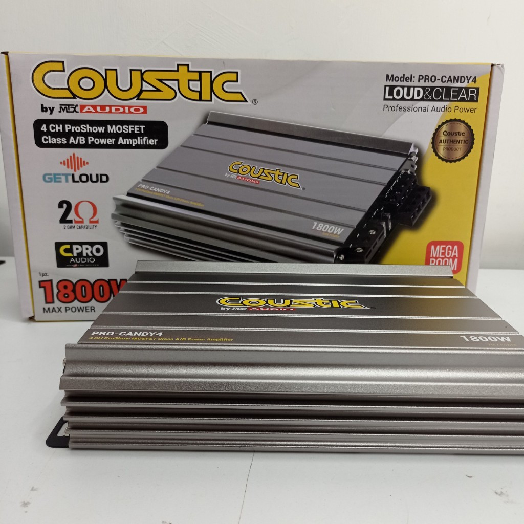 Imagen 1 de Amplificador de 4 canales coustic