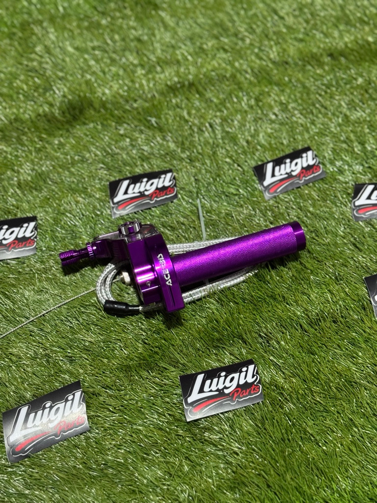 Imagen 1 de ACELERADOR DE CUARTA ACERBIS MORADO CON GUAYA