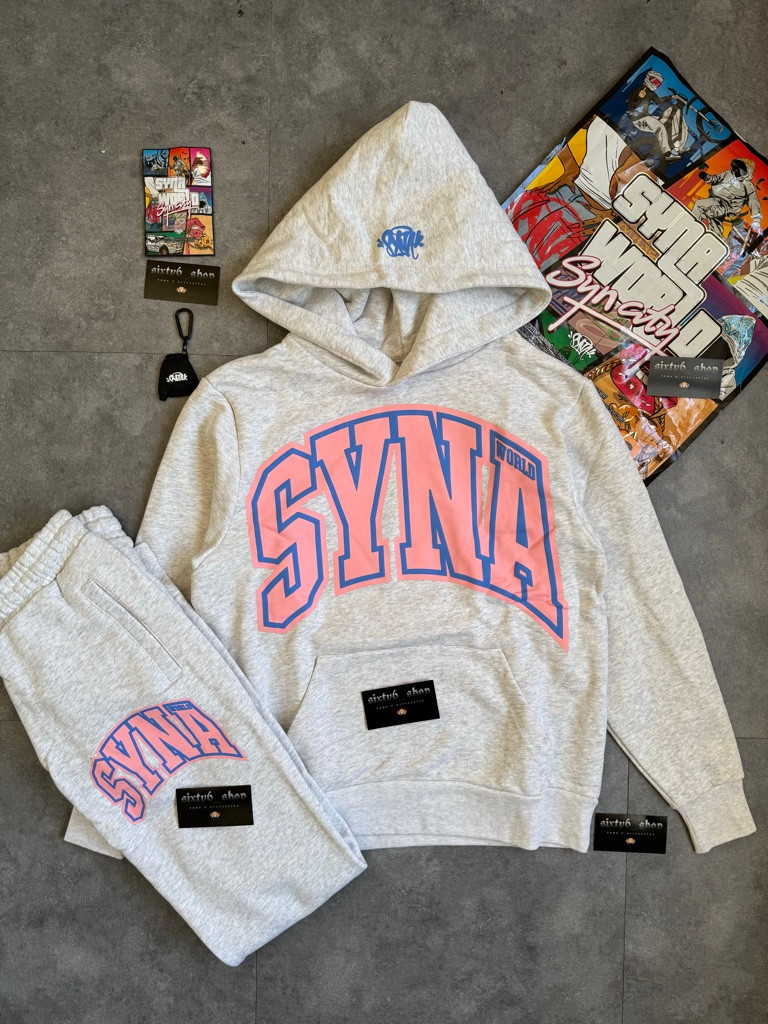 Imagen 1 de Conjunto SYNA WORLD gris/rosa