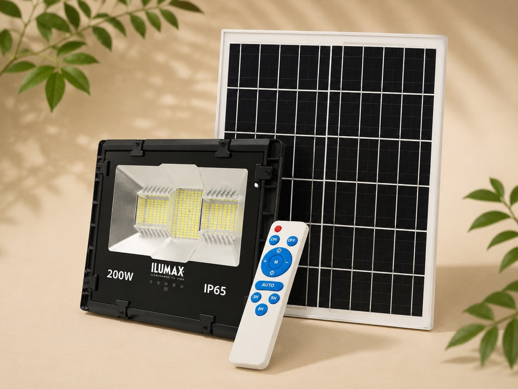Imagen 1 de Reflector solar LED 200W luz blanca