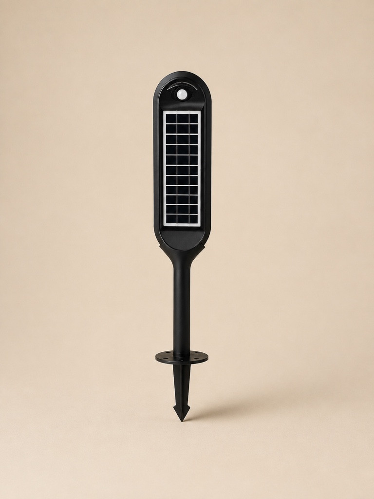 Imagen 1 de Bolardo solar LED 5W con sensor de movimiento
