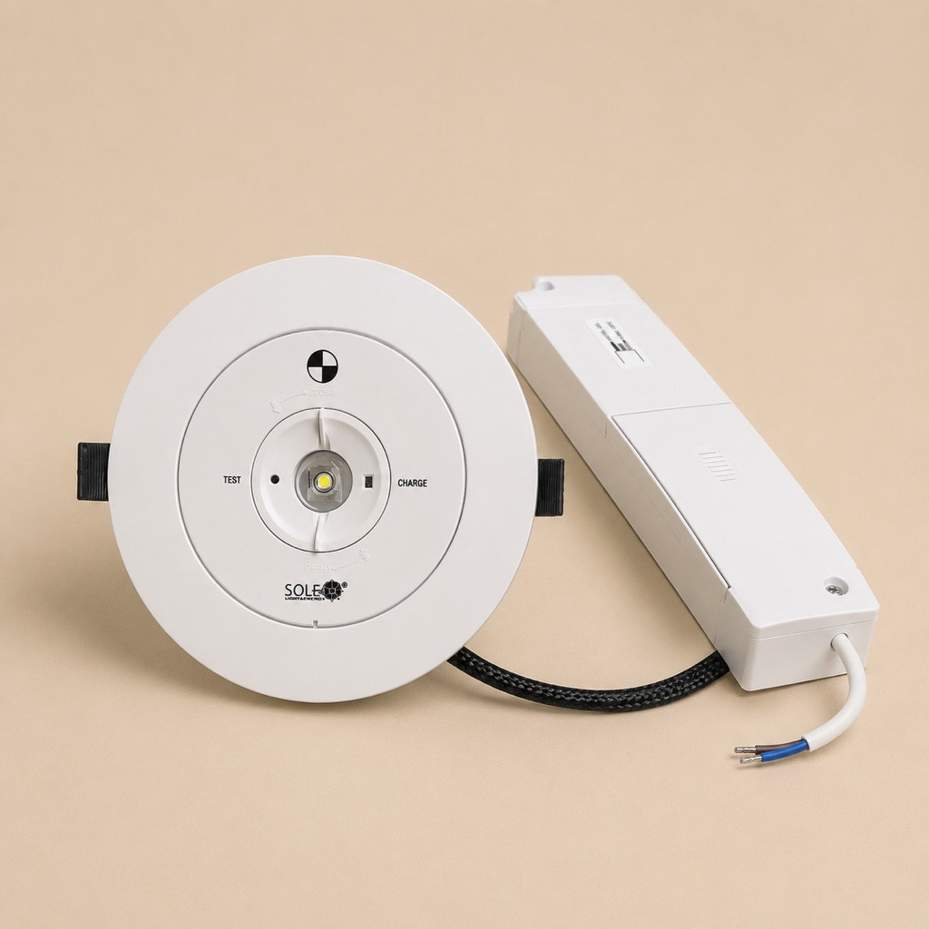 Imagen 1 de Lámpara LED de emergencia de incrustar 3W