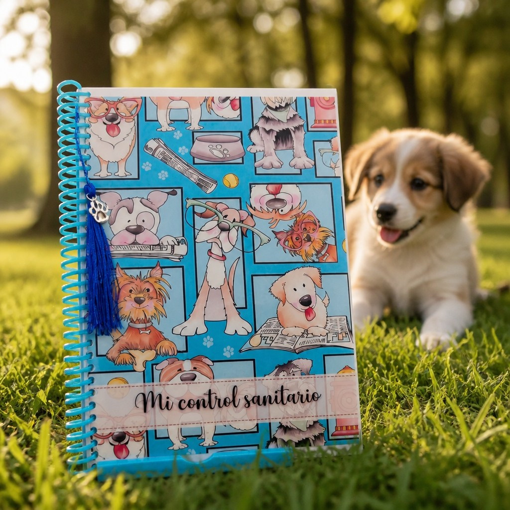 Imagen 1 de CUADERNO SANITARIO PERROS A5 TAPA BLANDA