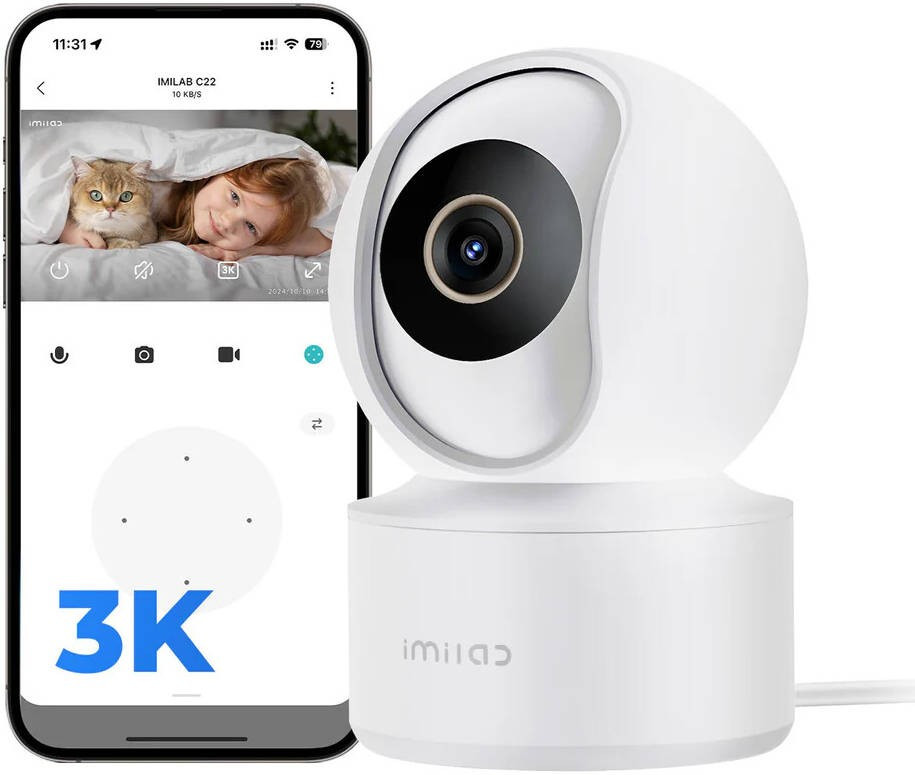 Imagen 1 de CAMARA DE SEGURIDAD IMILAB C22 3K 5MPX