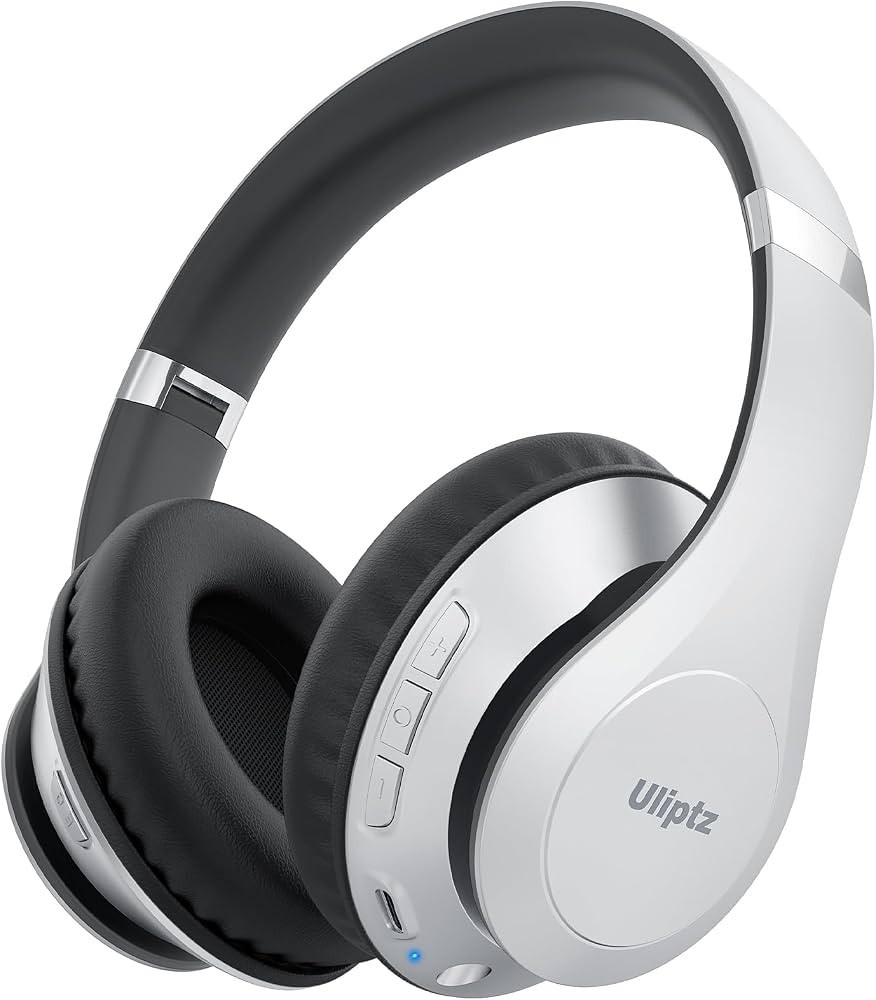 Imagen 1 de AUDIFONO DE DIADEMA ULIPTZ COLOR PLATEADO CON BLUETOOTH