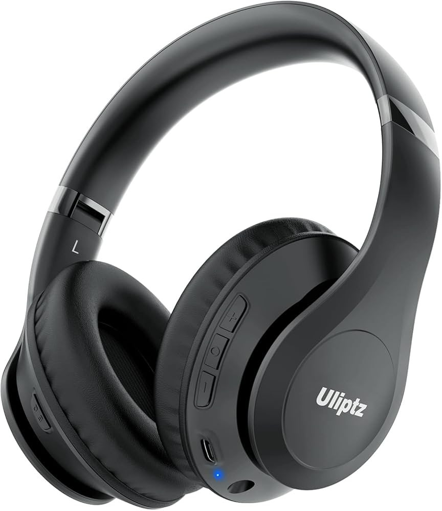 Imagen 1 de AUDIFONO DE DIADEMA ULIPTZ COLOR NEGRO CON BLUETOOTH