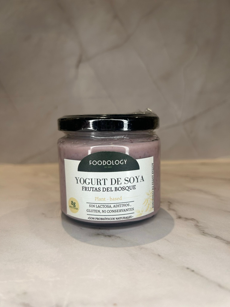 Imagen 1 de yogurt de soya frutas del bosque
