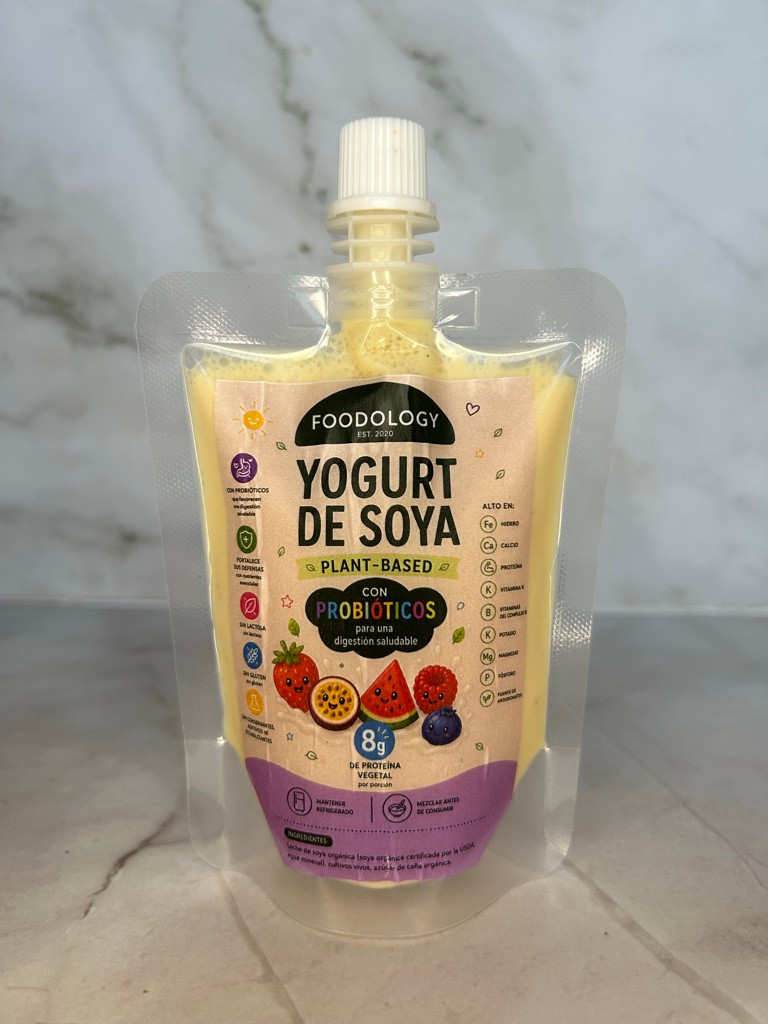 Imagen 1 de yogurt de soya de chinola compota