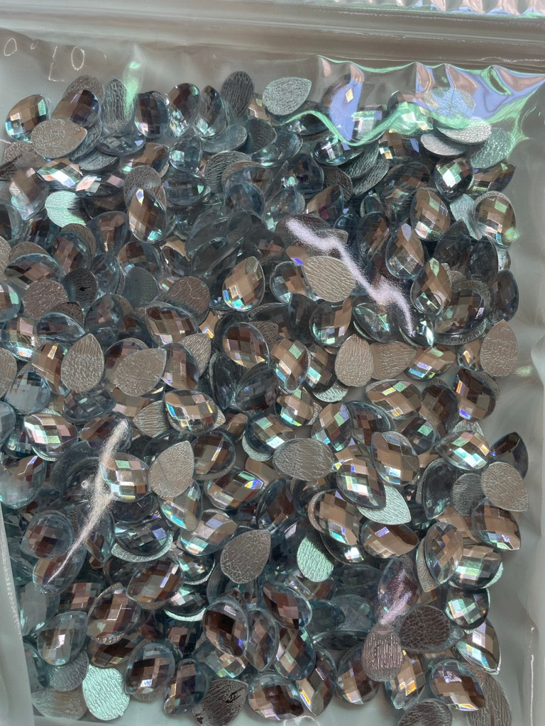Imagen 1 de Acrílico gota 10x14 plata