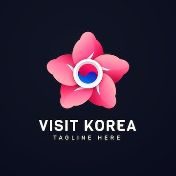 Imagen 1 de Visit Korea logo rosa