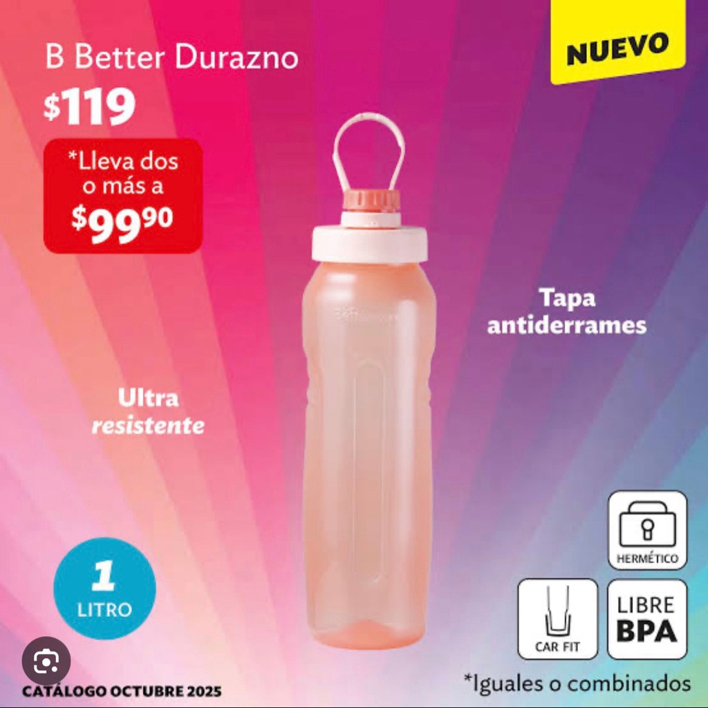 Imagen 1 de B BetterDurazno botella 1L