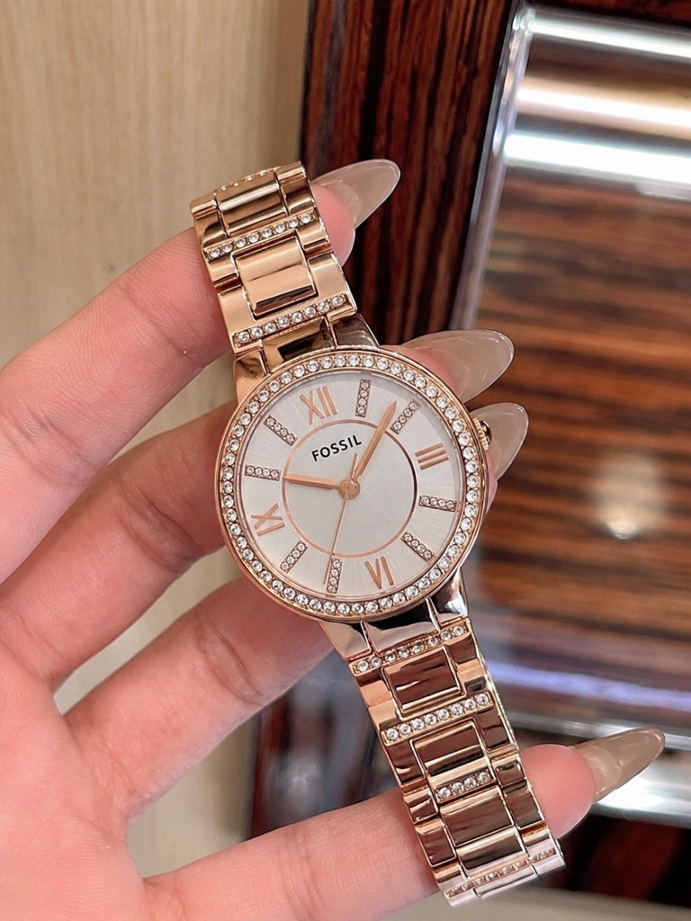 Imagen 1 de Fossil Virginia Oro Rosa