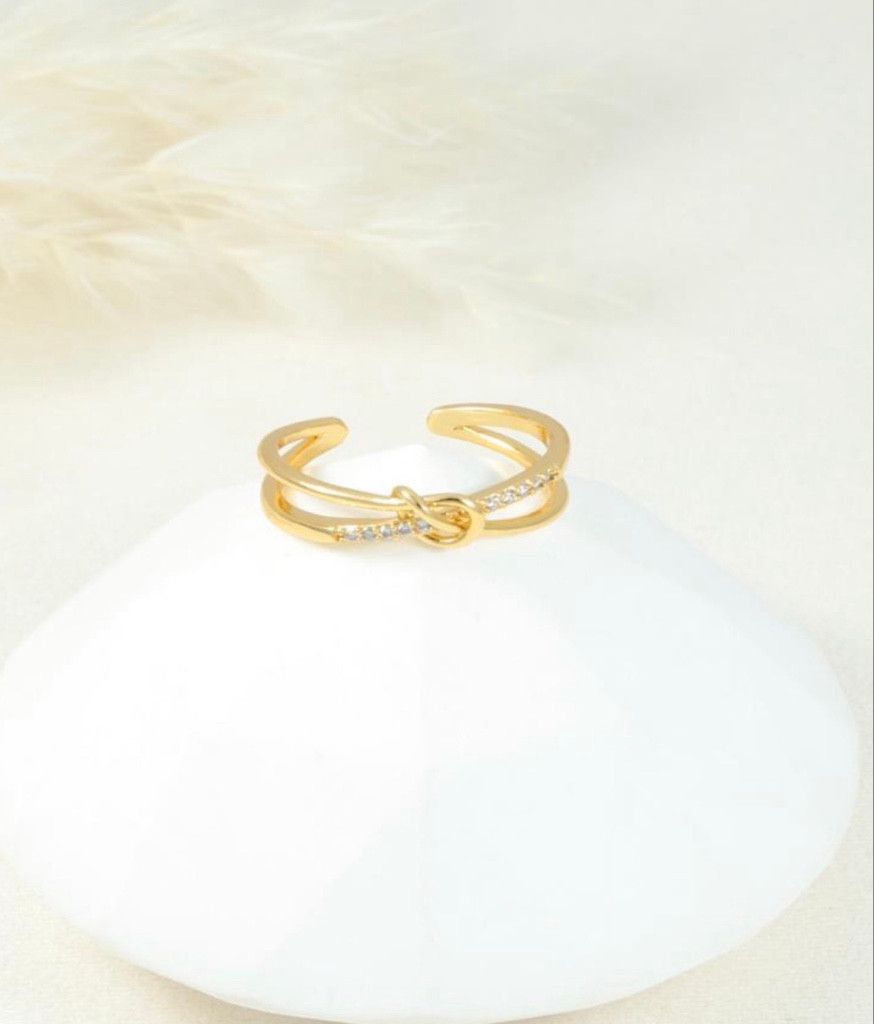 Imagen 1 de Anillo nudo circones
