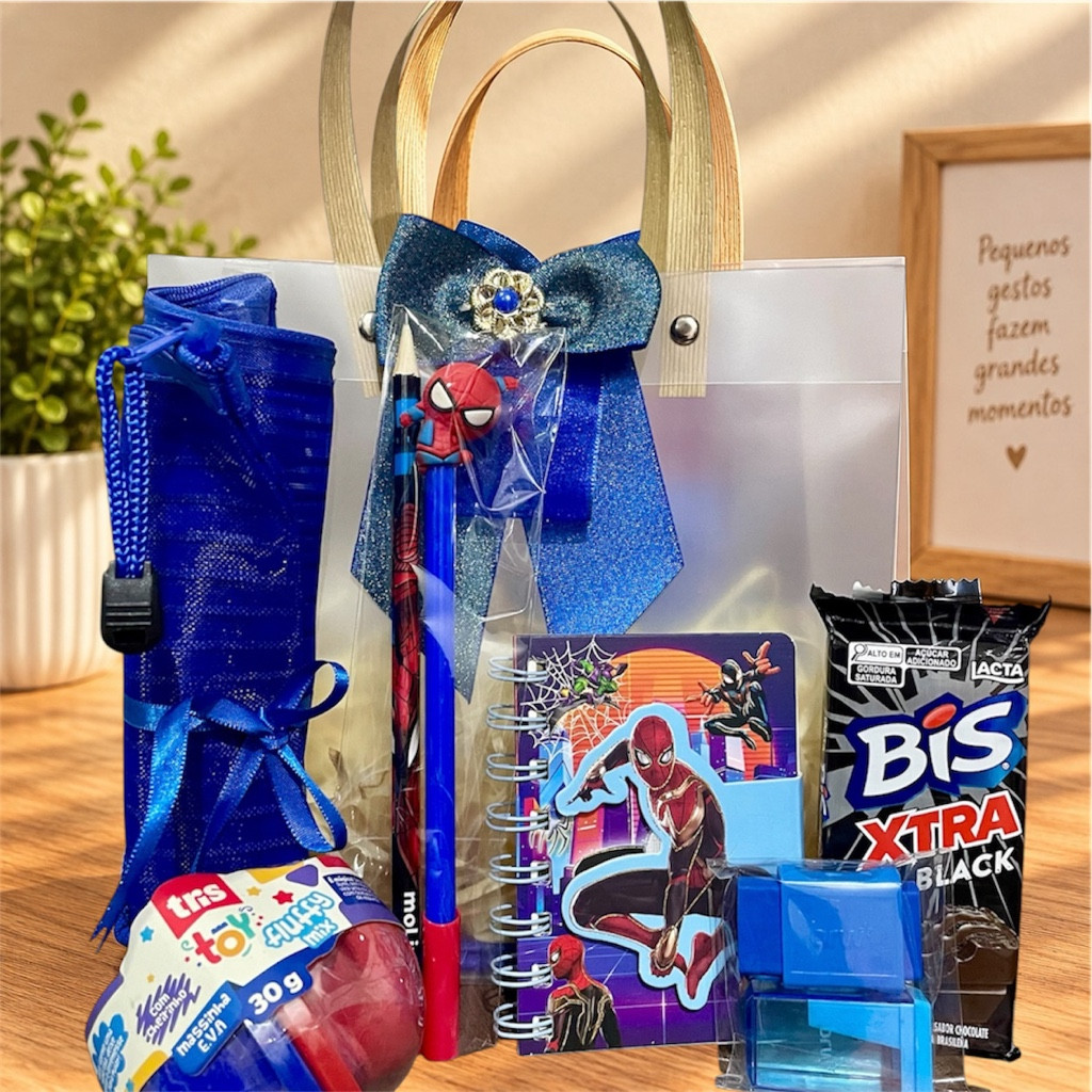 Imagem 1 de Kit Spider-Man azul