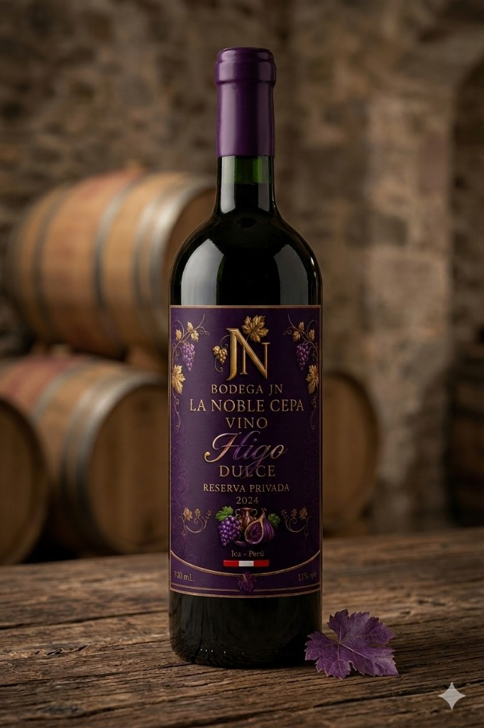 Imagen 1 de HIGO, vino dulce bodega jn la noble cepa 750 ml