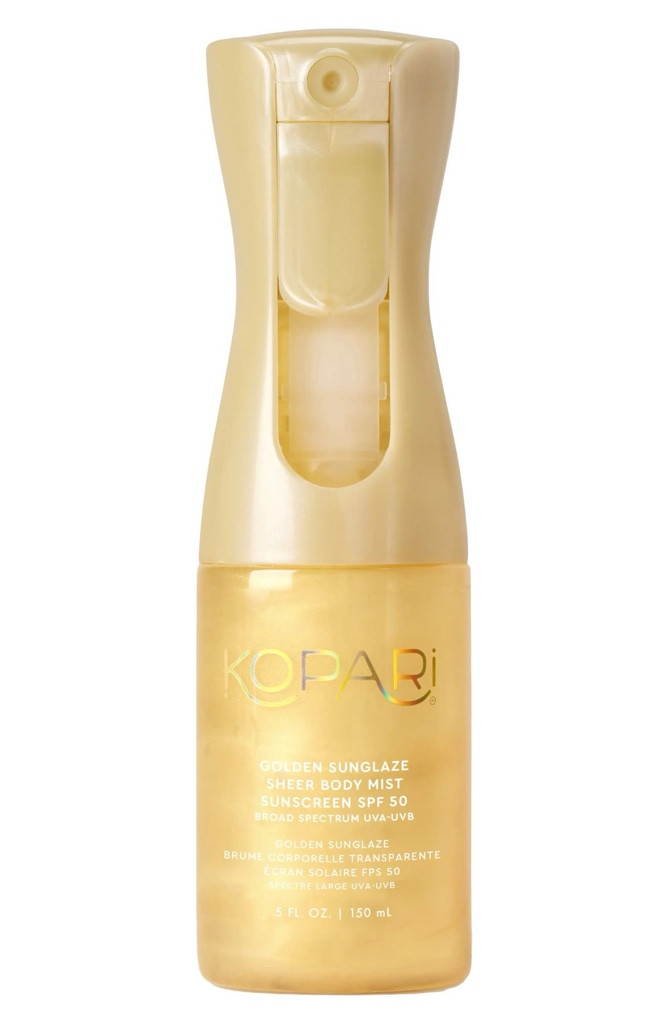 Imagen 1 de Bruma corporal transparente Golden Sunglaze con protector solar SPF 50