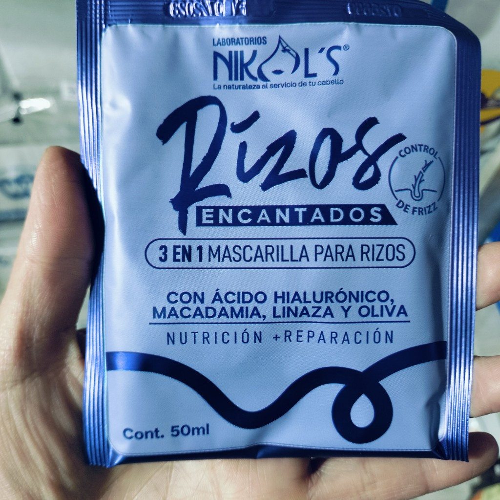 Imagen 1 de 3 en 1 mascarilla rizos nikols