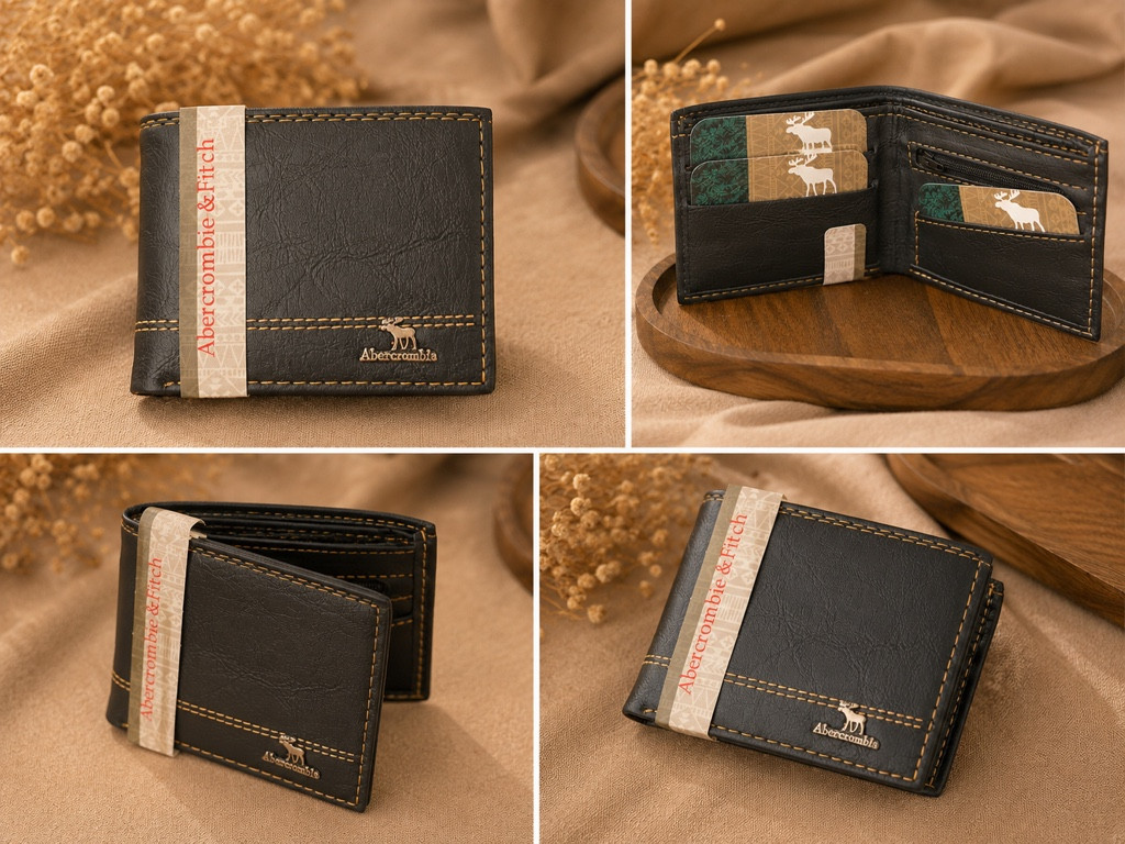 Imagen 1 de Abercrombie & Fitch cartera negra