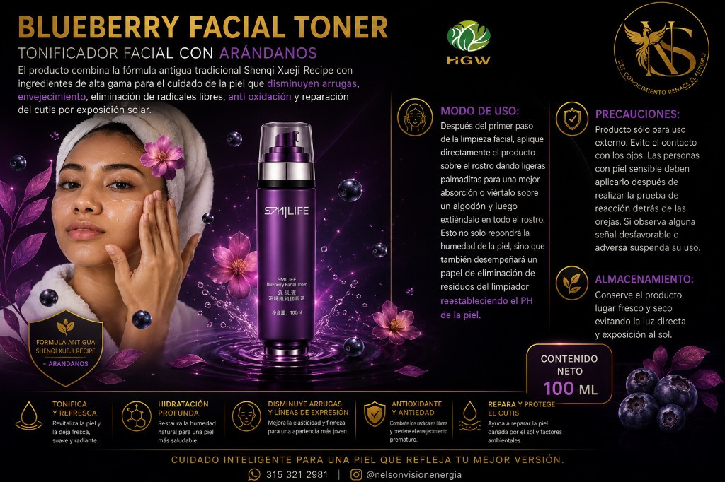 Imagen 1 de Blueberry Facial Toner