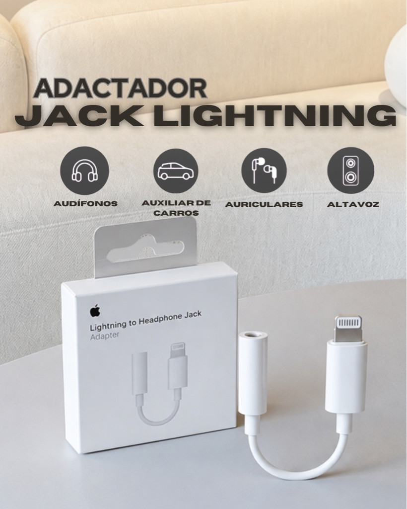 Imagen 1 de Adaptador Jack Lightning