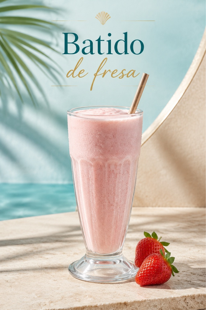 Imagen 1 de Batido de fresa