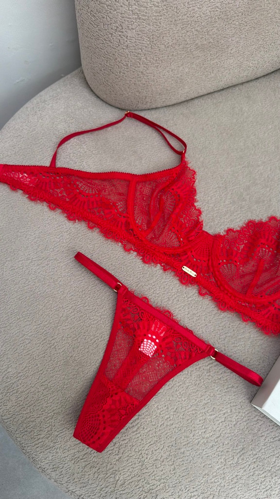 Imagen 1 de Set bustier rojo S M L