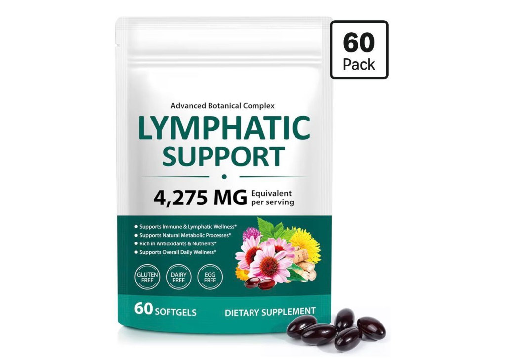 Imagen 1 de ACENTIALLABS LYMPHATIC SUPPORT ( DRENAJE LINFATICO) 4275 MG 60 SOFT