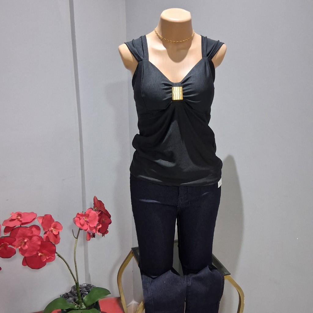 Imagem 1 de Blusa plus veste até 52
