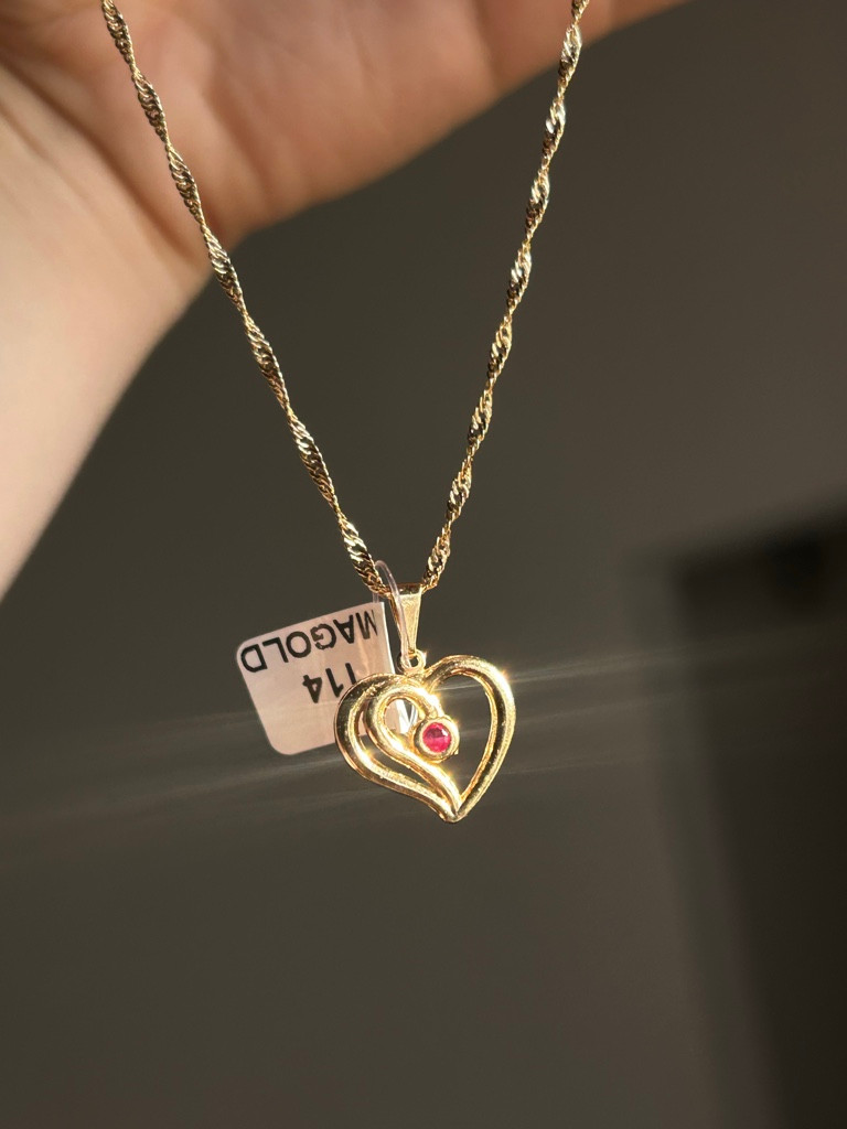 Imagen 1 de 114- dije corazón mediano