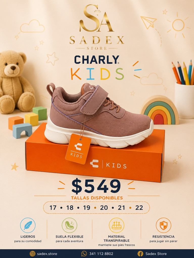 Imagen 1 de Charly Kids tenis rosa