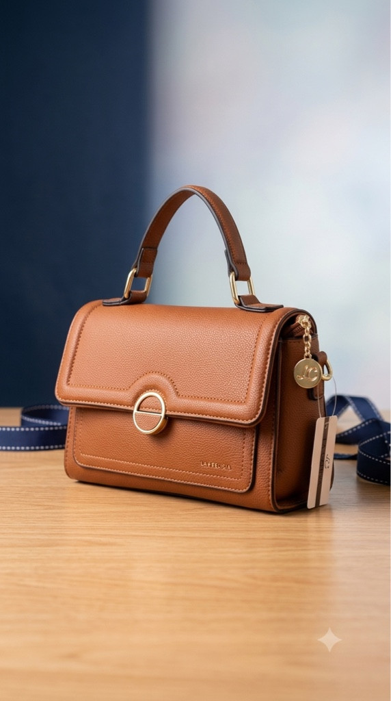 Imagem 1 de Bolsa Marrom La Celicia - Média