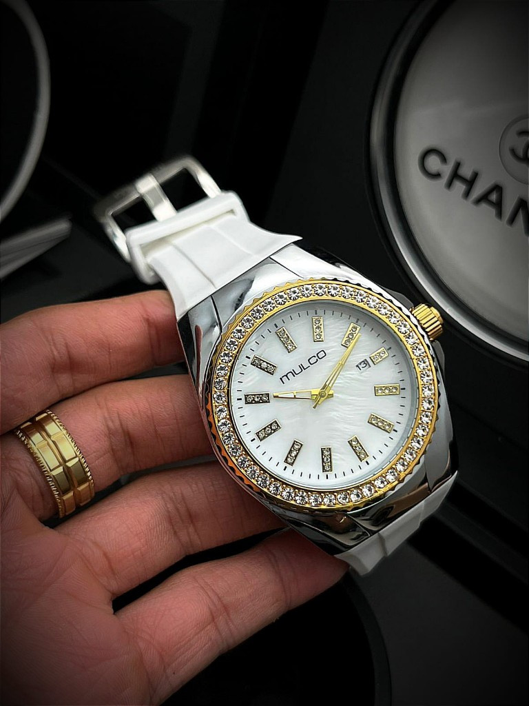 Imagen 1 de Reloj Mulco Blanco Plata Dama