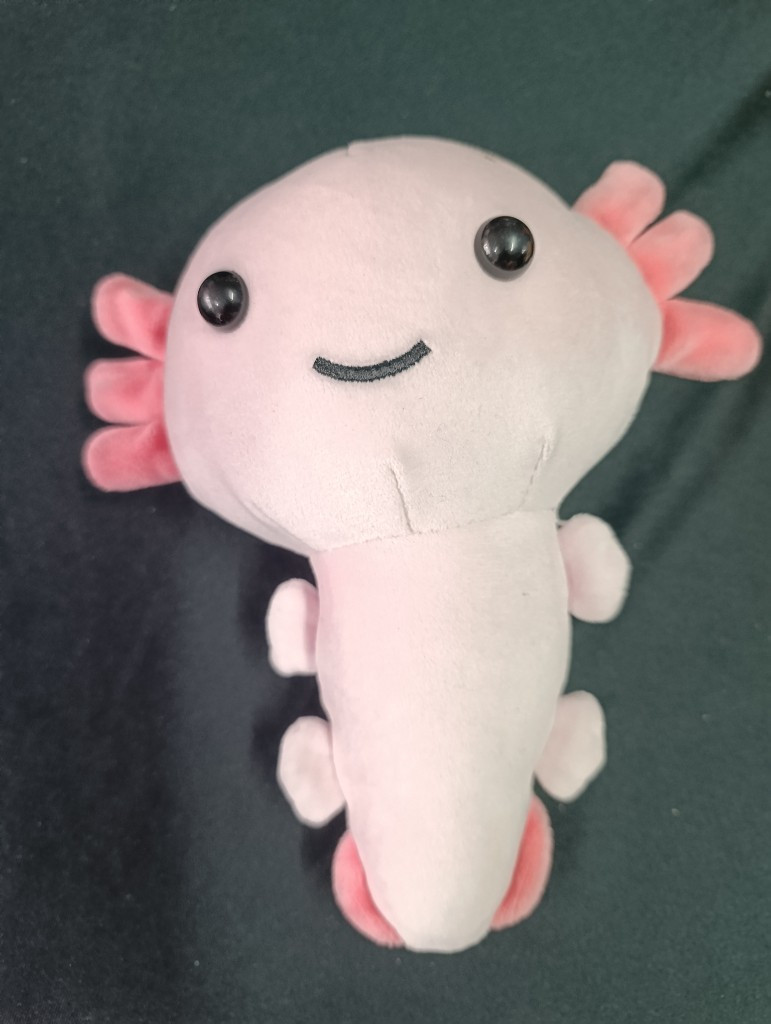 Imagen 1 de Ajolote rosa de peluche