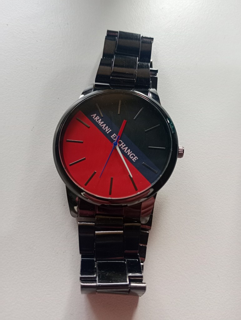 Imagen 1 de Armani Exchange reloj negro rojo