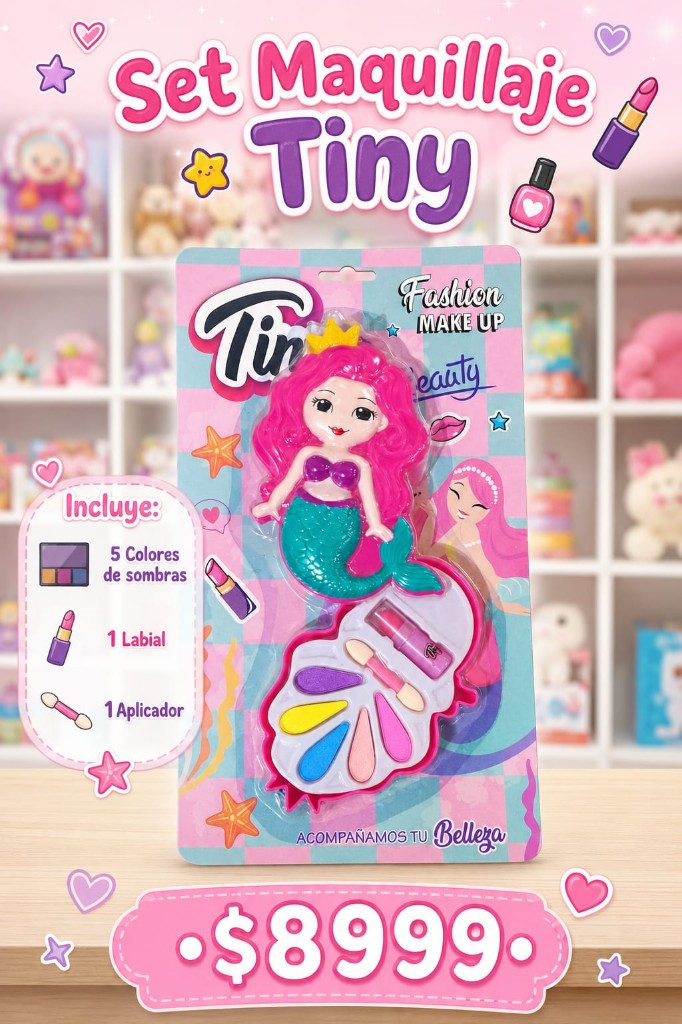 Imagen 1 de Tiny Set maquillaje sirena