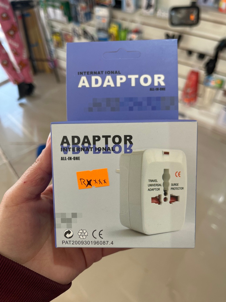 Imagen 1 de Adaptador internacional azul