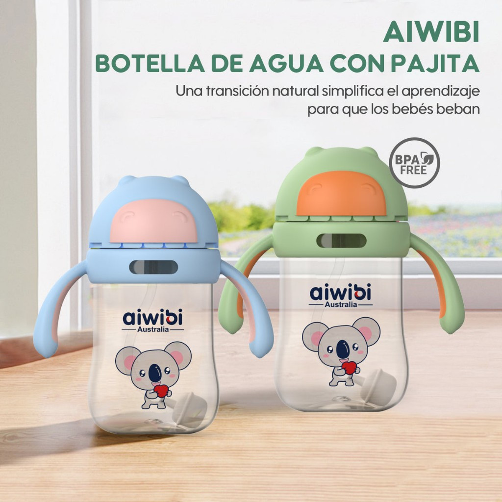 Imagen 1 de AIWIBI VASO BOMBILLA 300ML