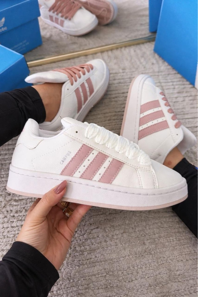 Imagem 1 de Adidas campus rose com branco