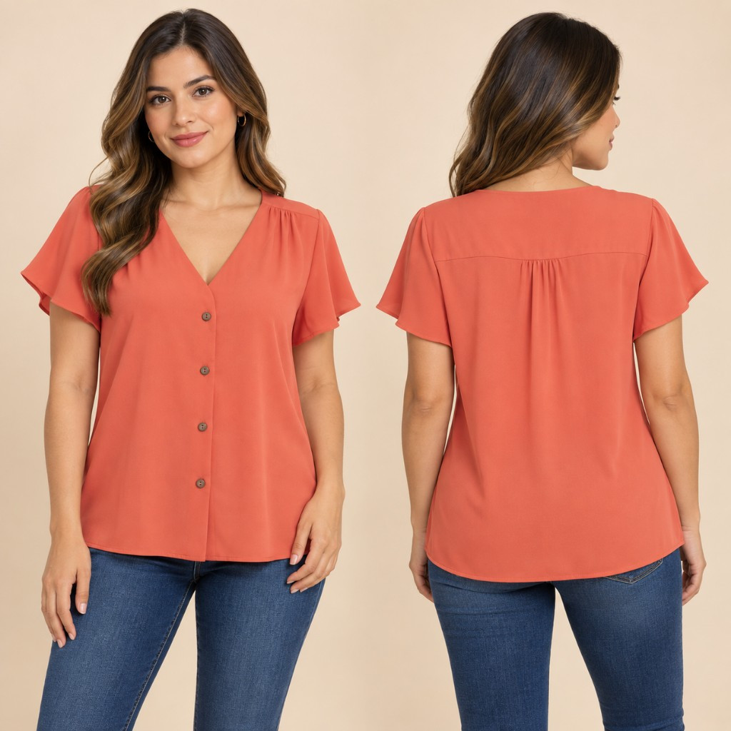 Imagen 1 de Blusa coral botones