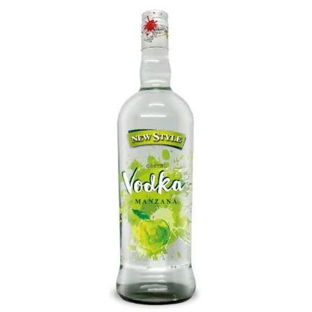 Imagen 1 de Vodka MANZANA VERDE New Style (unidad)