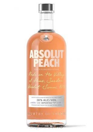 Imagen 1 de Vodka PEACH Absolut 700 ml (unidad) 
