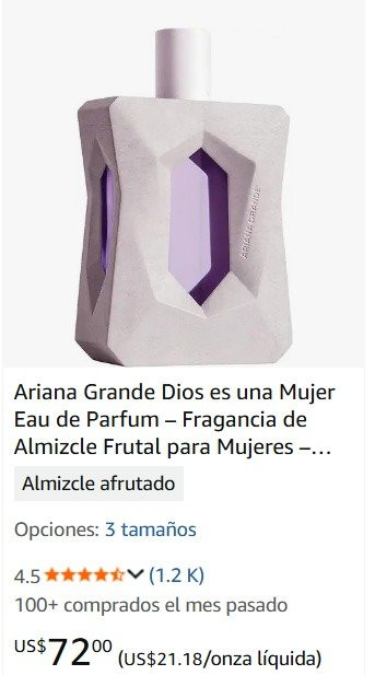 Imagen 1 de Ariana Grande God Is A Woman Eau de Parfum