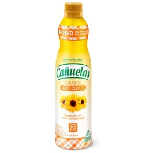 Imagen 1 de Aceite Rocío Vegetal Cañuelas Girasol Aerosol 187 Ml