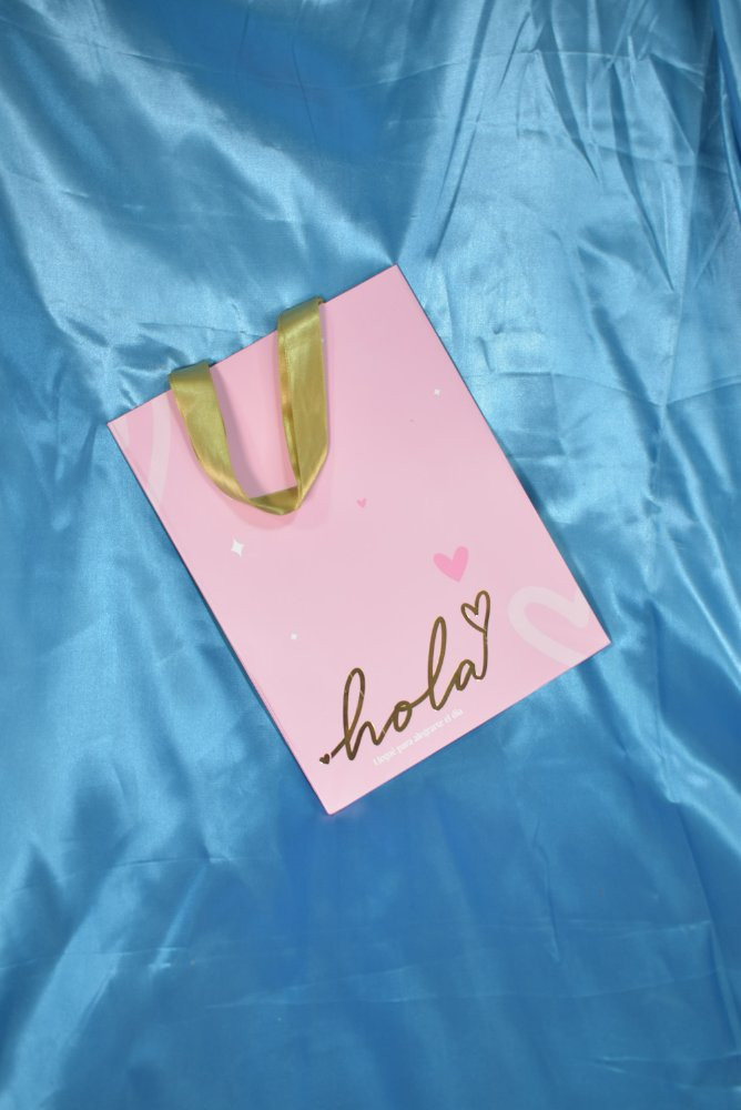Imagen 1 de  Bolsa Regalo Grande cinta dorada 