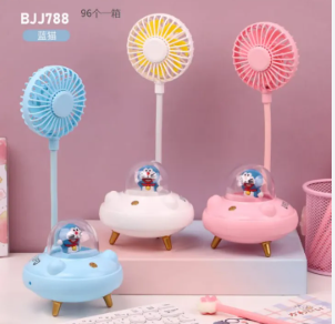 Imagen 1 de  BJJ788 KIPAS ANGIN MINI + LED & USB LUCU KIPAS ANGIN KARAKTER LUCU