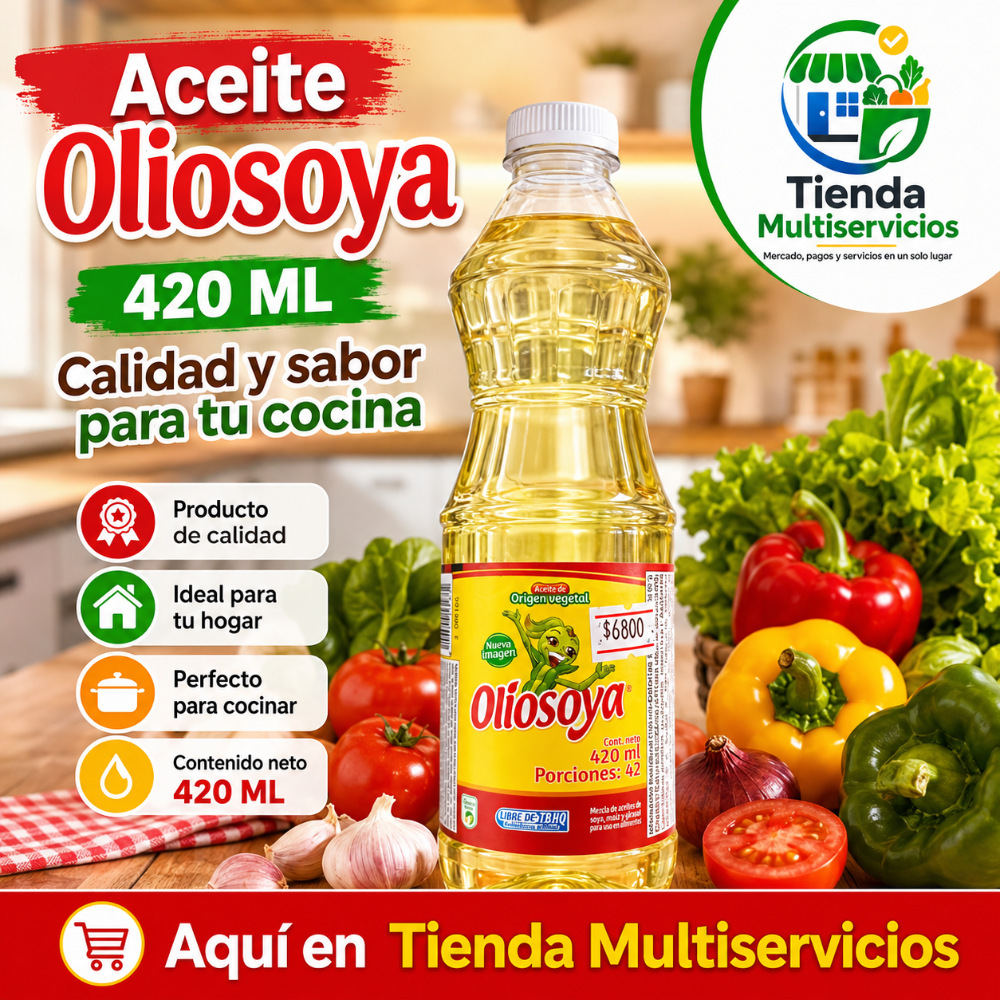 Imagen 1 de ACEITE OLIOSOYA x 420 ML
