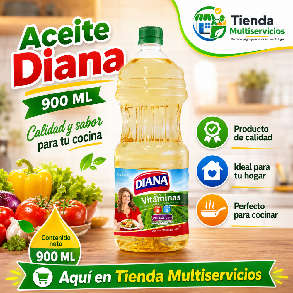 Imagen 1 de ACEITE DIANA x 900 ML