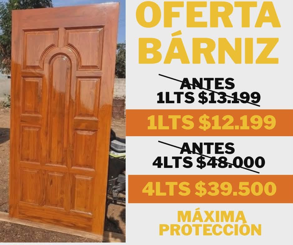 Imagen 1 de Barniz en 1l o 4l