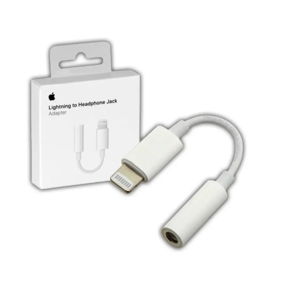 Imagen 1 de Adaptador Apple Lightning a audio 3.5mm - Blanco
