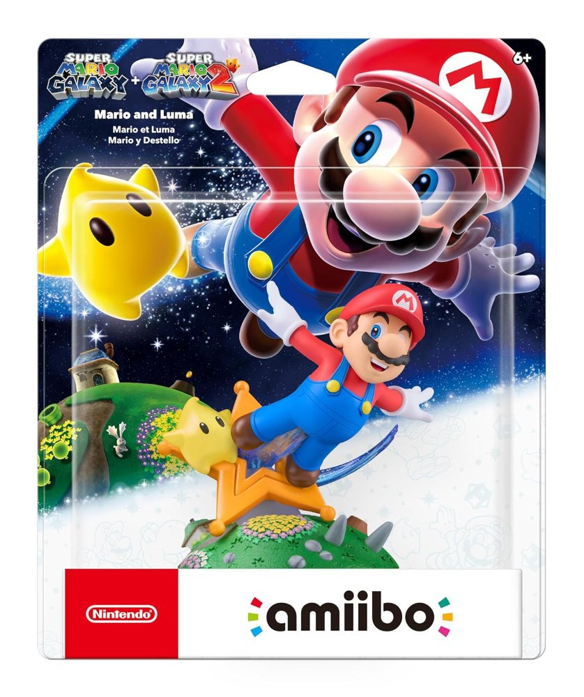 Imagen 1 de Amiibo Mario & Luma Super Mario Galaxy + Super Mario Galaxy2 Series